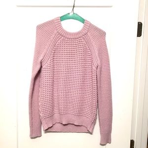 Rebecca Taylor chunky knit light purple sweater S